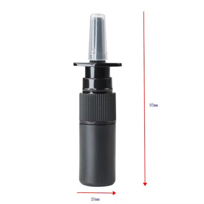 Black nasal spray 5ml bottle dimensions
